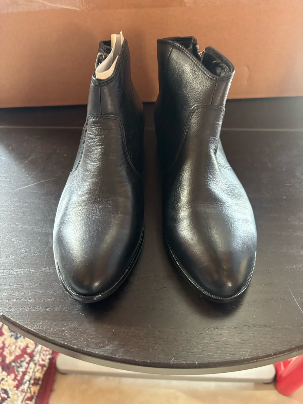 Women’s Black Leather Chelsea Boots - ankle boots